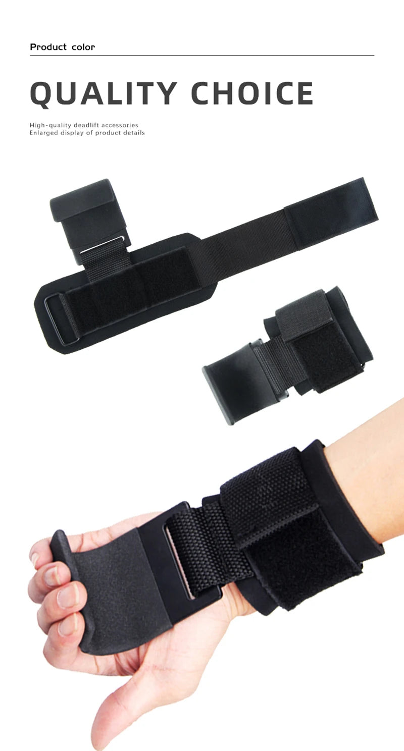 Weight Lifting Hook Grips with Wrist Wraps – Gym & Powerlifting Straps