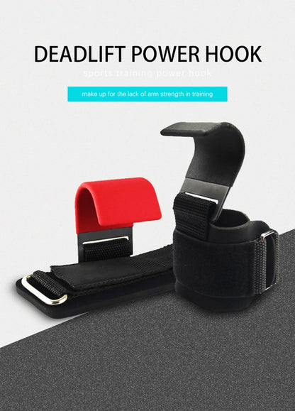 Weight Lifting Hook Grips with Wrist Wraps – Gym & Powerlifting Straps