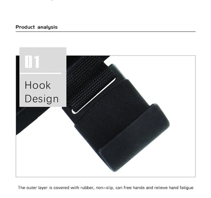 Weight Lifting Hook Grips with Wrist Wraps – Gym & Powerlifting Straps