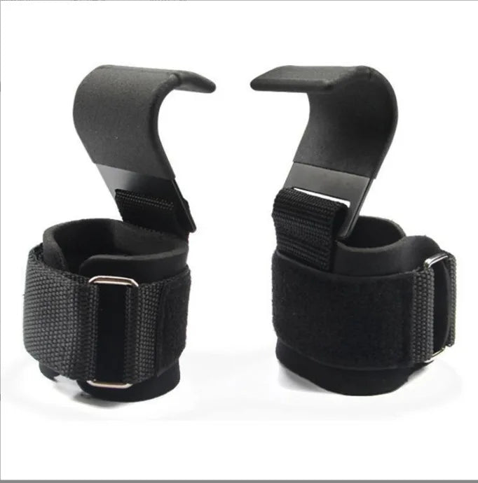 Weight Lifting Hook Grips with Wrist Wraps – Gym & Powerlifting Straps