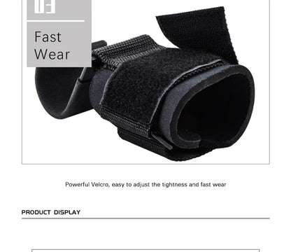 Weight Lifting Hook Grips with Wrist Wraps – Gym & Powerlifting Straps