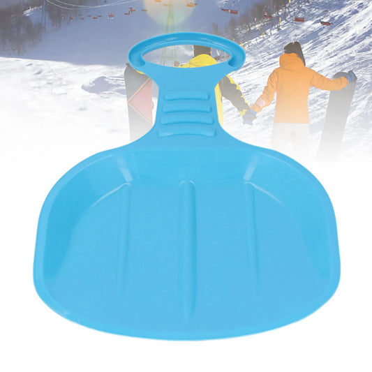 Kids Snow Sled Board with Handle – Wear-Resistant Thickened Downhill Skiing Board for Snow, Grass & Sand