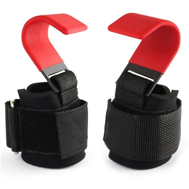 Weight Lifting Hook Grips with Wrist Wraps – Gym & Powerlifting Straps