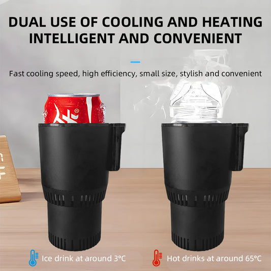 12V Car Electric Heating & Cooling Cup: Smart Temperature Control for Your Beverage