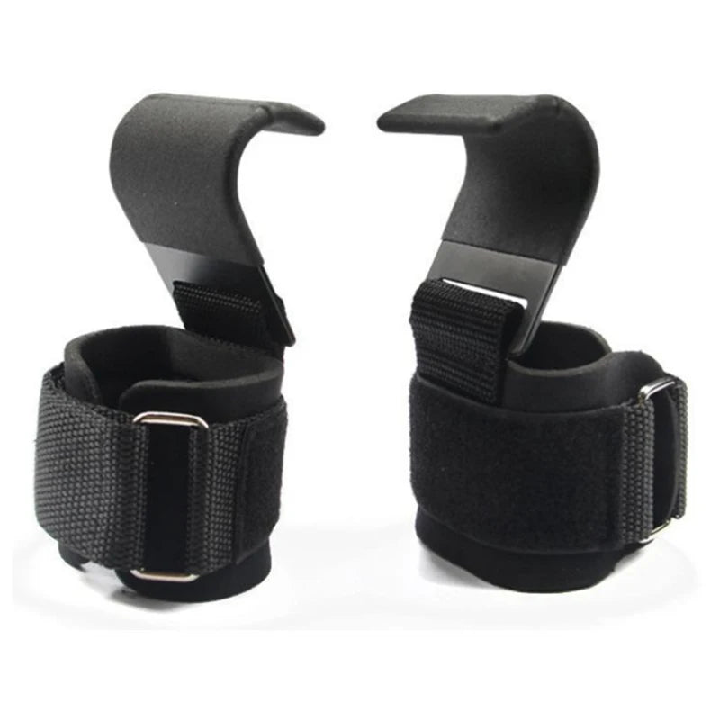 Weight Lifting Hook Grips with Wrist Wraps – Gym & Powerlifting Straps